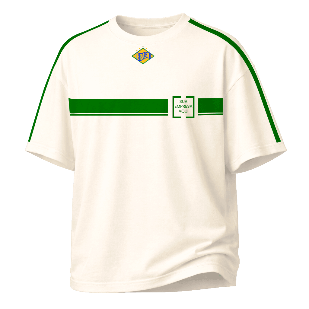 Camiseta Bege Oversize